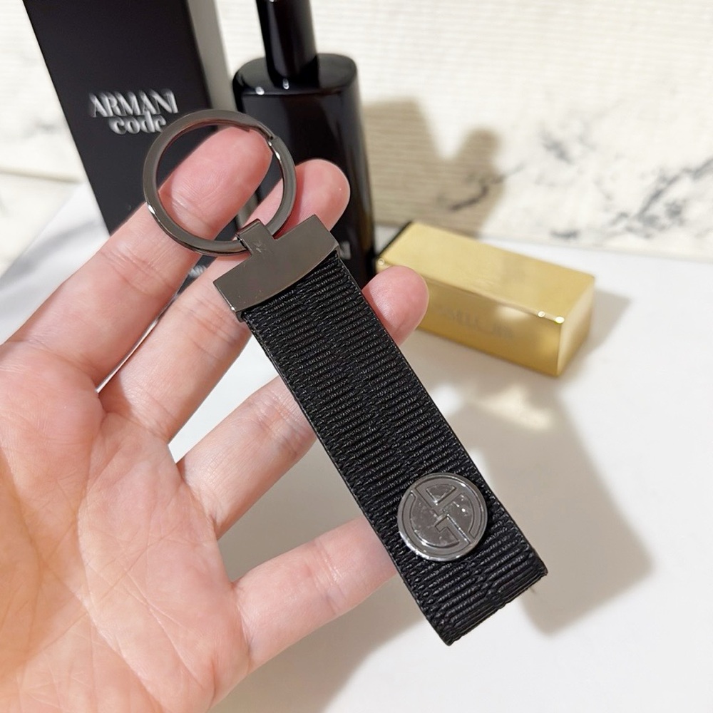 Giorgio Armani Code Parfum with Black Ribbed Keychain - Picture 2 of 12